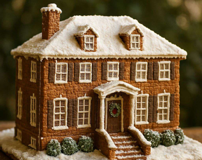 В США построили огромный пряничный дом по мотивам &laquo;Один дома&raquo;