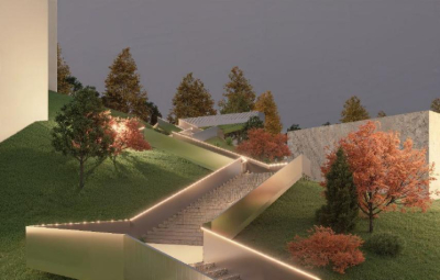 Опубликованы проекты нового спуска к Кремлевской набережной и других объектов