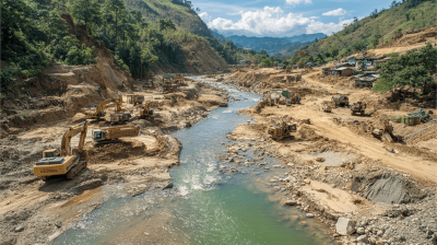 В Жамбылской области остановили незаконную добычу на реке Аса, грозившую подтоплением сёл