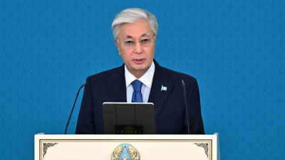 Токаев запустил вторую линию железной дороги Достык &ndash; Мойынты