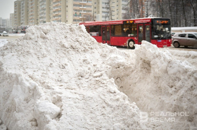 В Казани нарушилось движение автобусов по трем маршрутам из-за непогоды