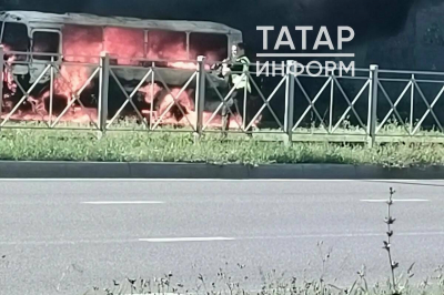В инциденте с горящим &laquo;ПАЗом&raquo; на Краснокошайской в Казани никто не пострадал