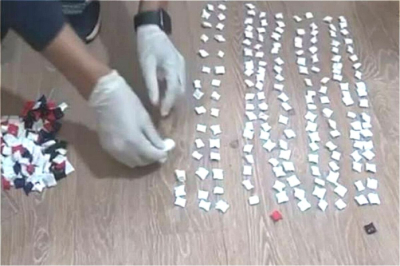 Крупную партию синтетических наркотиков изъяли у жителя Астаны