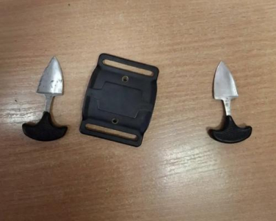 Житель Петербурга пытался пронести два ножа в здание суда