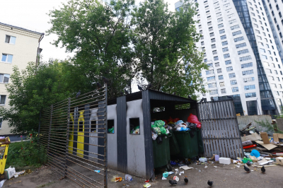 С мусорок Казани за неделю вывезли 164 тысячи кубометров отходов