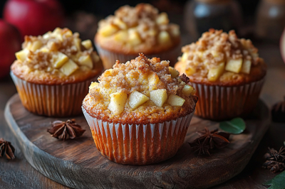 Пара яблок и стакан муки &mdash; превращаю простые ингредиенты в волшебные кексы. Аромат на весь дом!